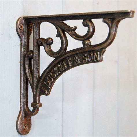 vintage 3 inch metal brackets|Amazon.com: Antique SHELF BRACKETS.